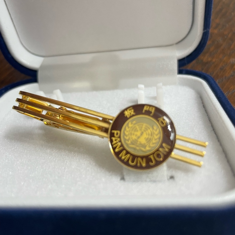 Vintage Pan‎ Mun Jom Korea Tie Clip W/box